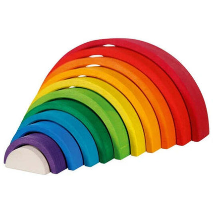 Wooden Rainbow Building Blocks