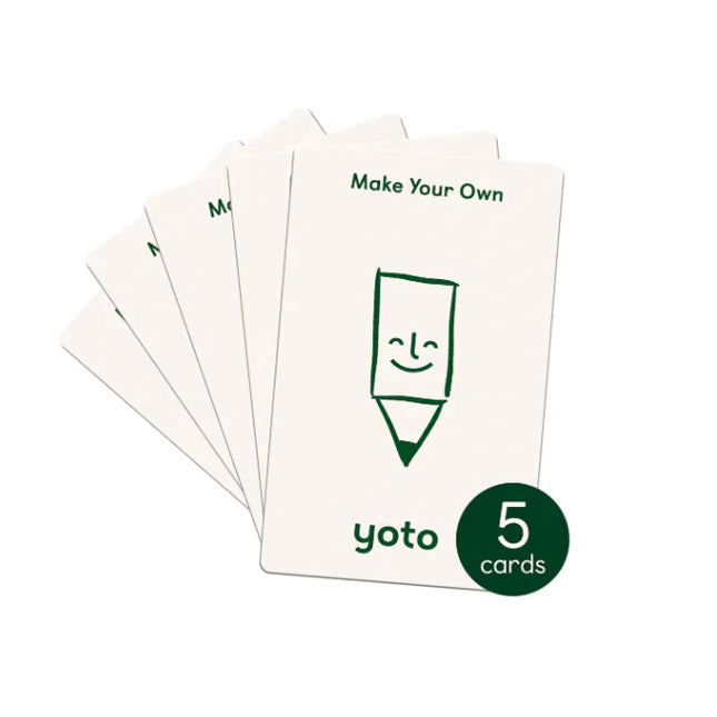 Make Your Own Cards 5 Pack (Yoto)