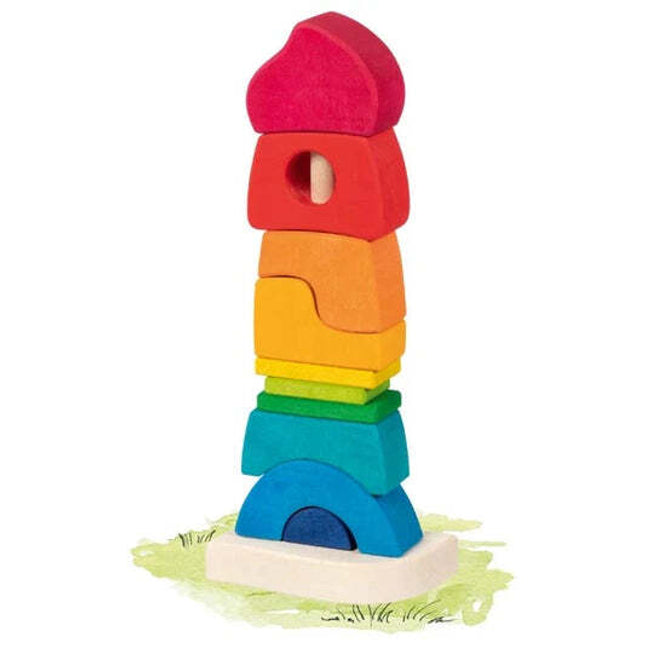 Wooden Stacking Castle