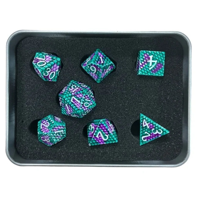 Random Solid Metal Dice Set