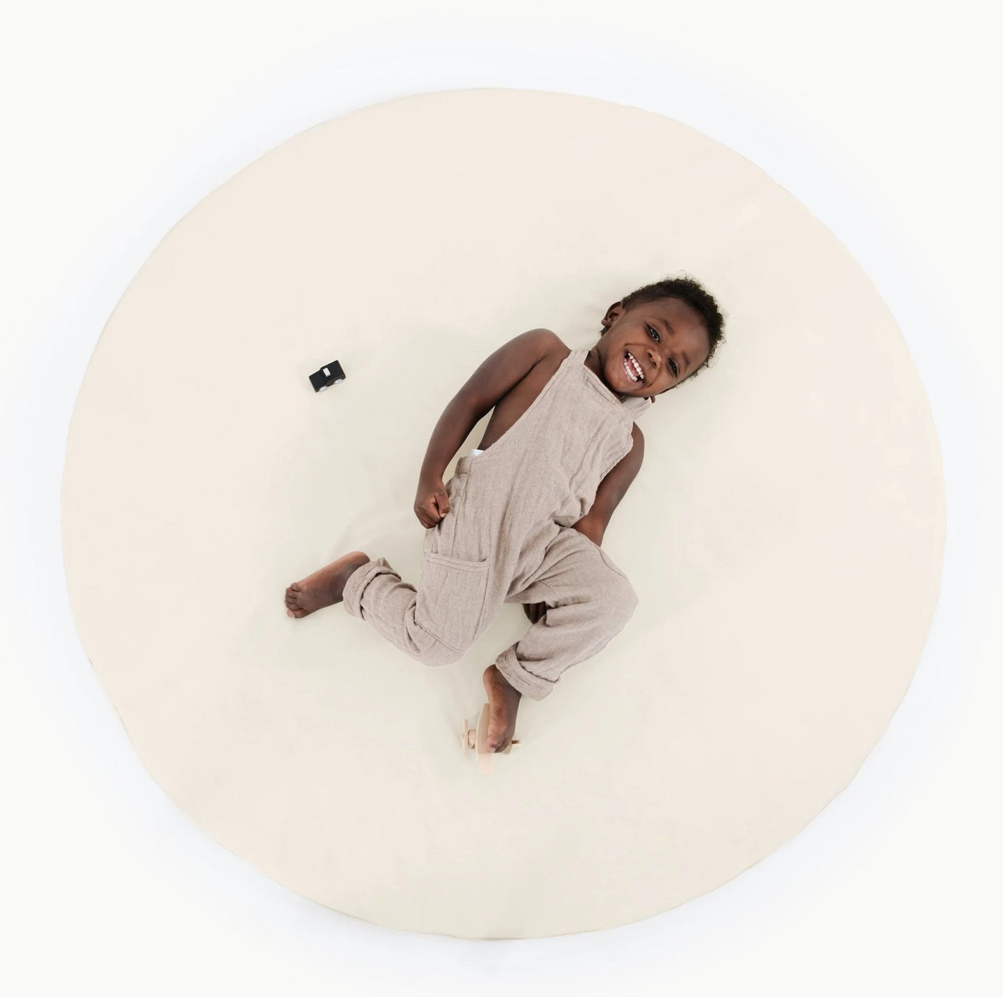 Gathre Padded Midi Circle Mat (Ivory)