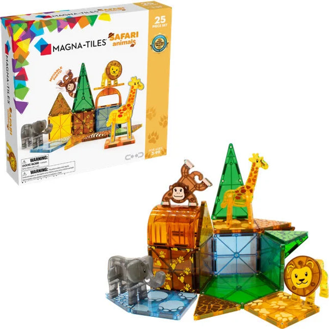 Magna-Tiles Safari Animals 25-Piece Set