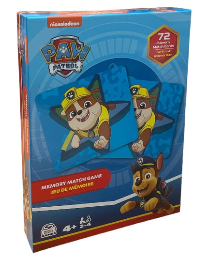 Paw Patrol Memory Match Game