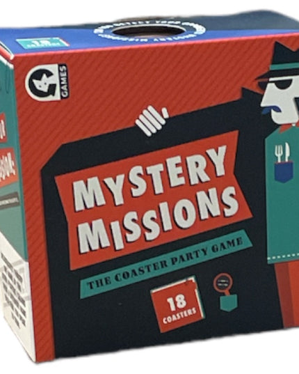 Mystery Missions Coaster Party Game