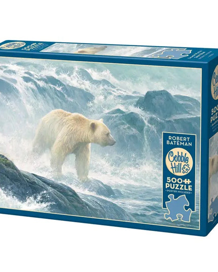 Salmon Watch - Spirit Bear — 500 piece