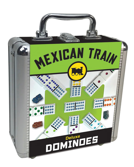 Mexican Train Dominoes with Deluxe Case