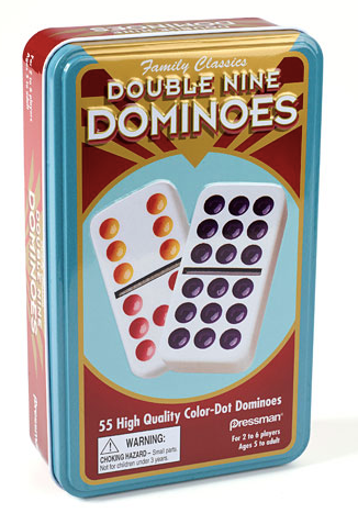 Double Nine Color Dot Dominoes