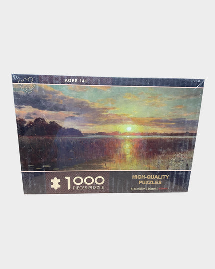 Sunset Over a Danish Fjord — 1000 piece