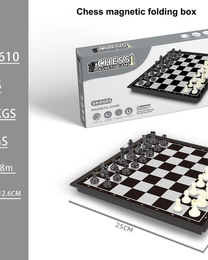 Magnetic Chess, folding magnetic board