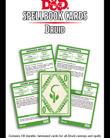 D&D  Spellbook Cards: Druid