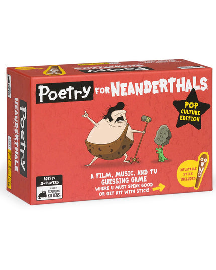 Poetry For Neanderthals: Pop Culture Edition