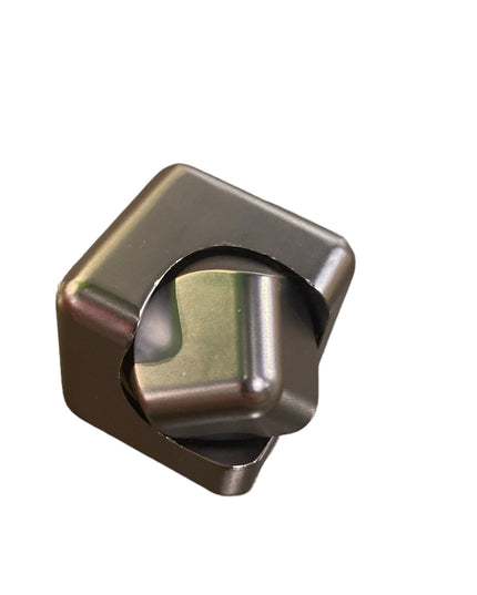 Cube gyro - metal - Dark Silver