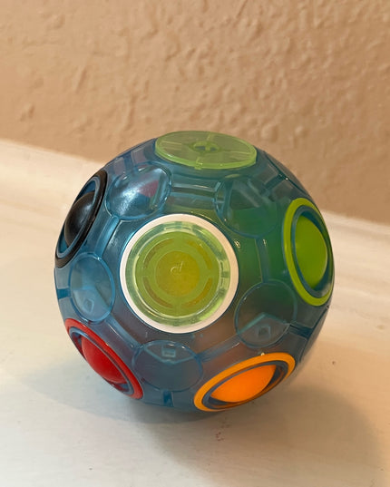 Puzzle Ball, Blue (Glow in the dark)