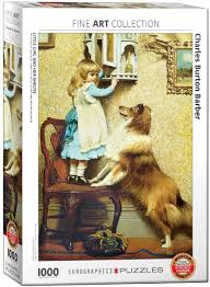 Little Girl and Her Sheltie by Burton Barber — 1000 Piece