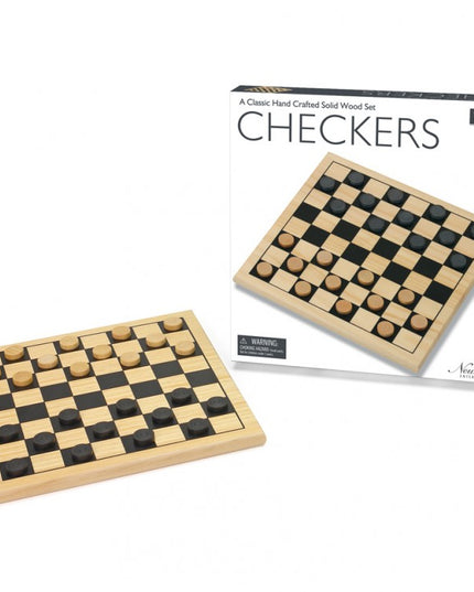 Wooden Checkers