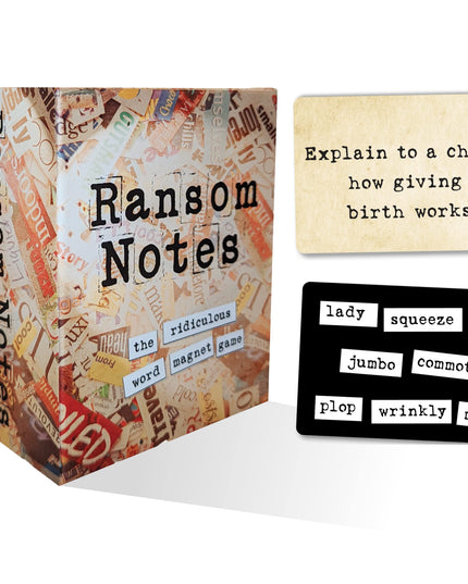 Ransom Notes:  The Ridiculous Word Magnet Game