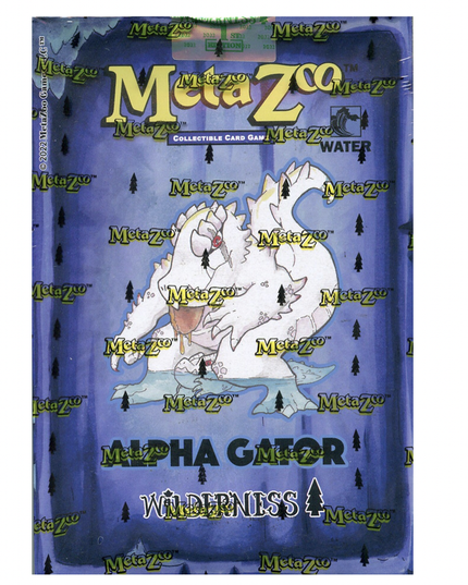 MetaZoo Trading Card Game Cryptid Nation Base Set Alpha Gator Wilderness Theme Deck [1st Edition]